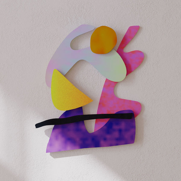 Velvet Glow - Abstract wall sculpture - Jan Skacelik Art