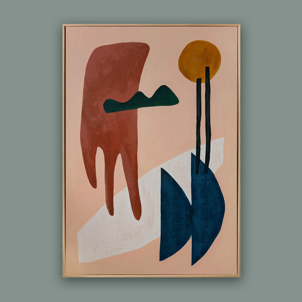At the Beach no. 10 - Original Painting on Canvas - janskacelik