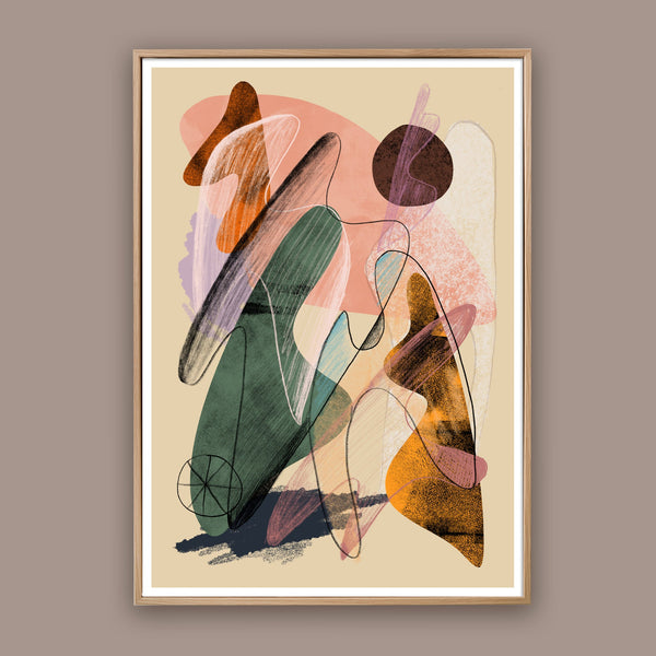 Bananas - Limited Edition Abstract Art Print - Jan Skacelik Art