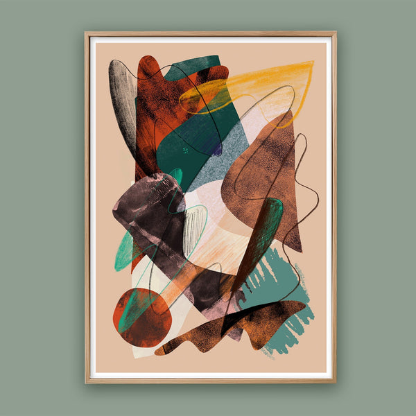 Carnival - Limited Edition Abstract Art Print - Jan Skacelik Art