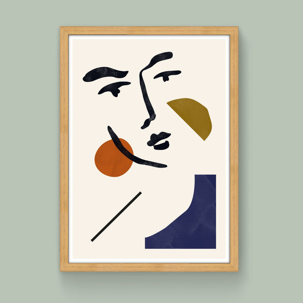 Face No. 1 Limited Edition Art Print - janskacelik