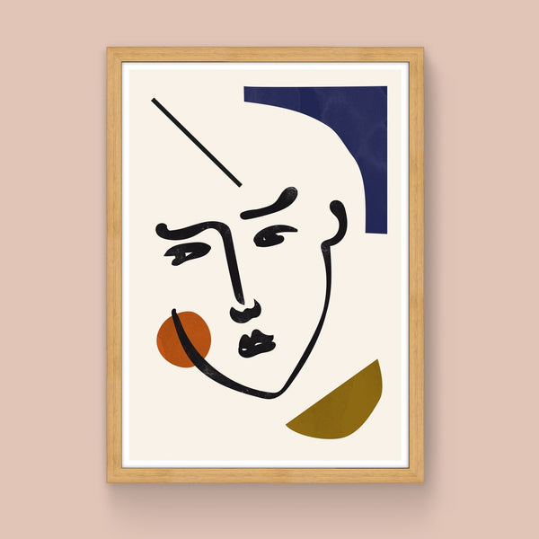 Face No. 2 Limited Edition Art Print - janskacelik