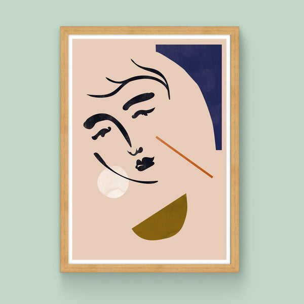 Face No. 3 Limited Edition Art Print - janskacelik