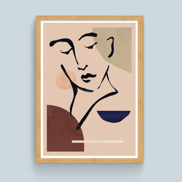 Face No. 4 Limited Edition Art Print - janskacelik