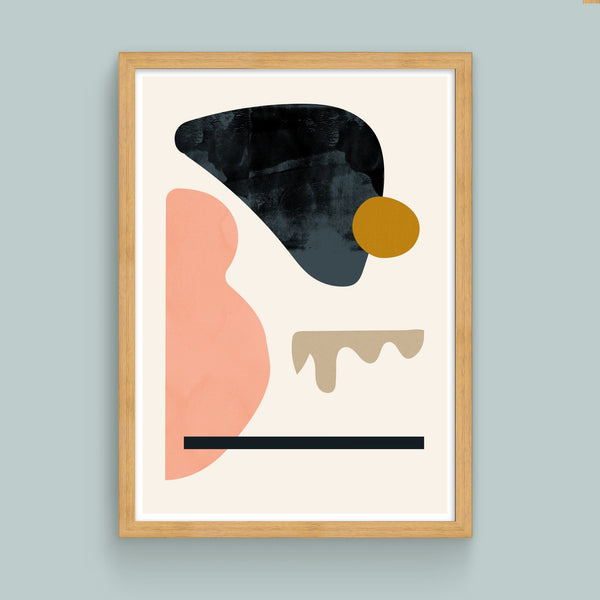 Floating Shapes No. 4 Limited Edition Art Print - janskacelik