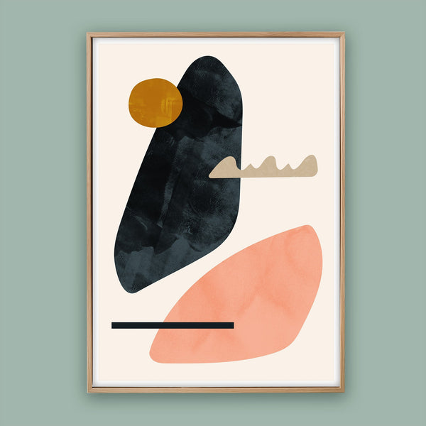 Floating Shapes No. 6 Limited Edition Art Print - janskacelik