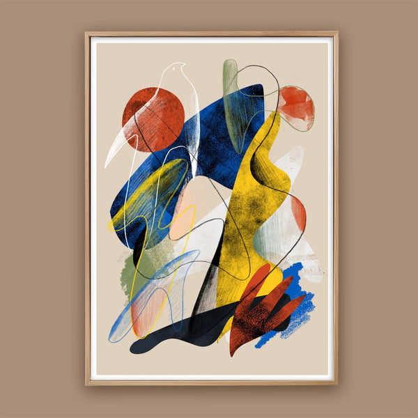 Peace for Ukraine - Limited Edition Abstract Art Print - Jan Skacelik Art