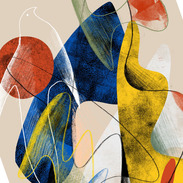 Peace for Ukraine - Limited Edition Abstract Art Print - Jan Skacelik Art