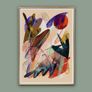 Fall Evening - Limited Edition Abstract Art Print - Jan Skacelik Art