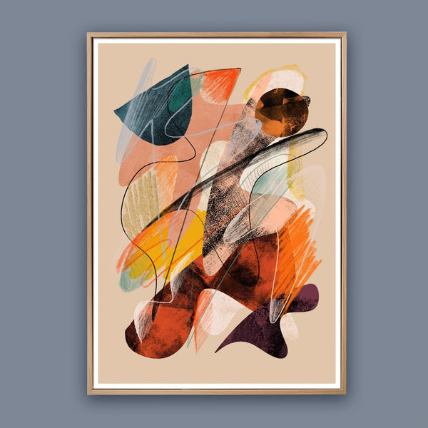 Firestorm- Limited Edition Abstract Art Print - Jan Skacelik Art
