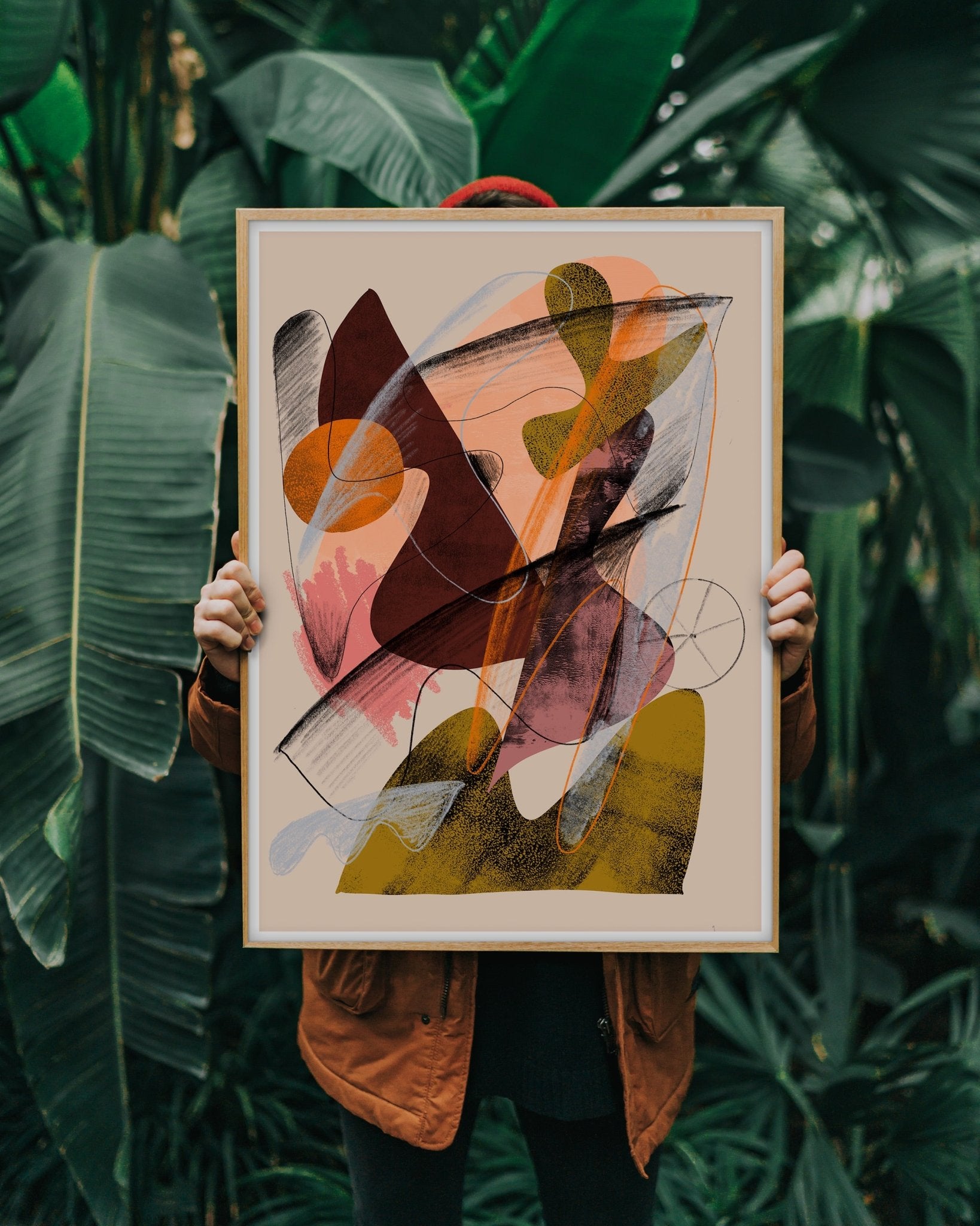 絵画 SKOLOCT/CANVAS/ART/2 Summer Nights 2 - Limited Edition Abstract Art Print – Jan